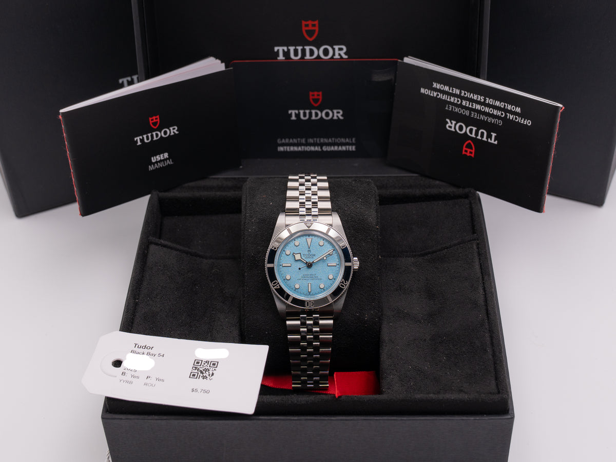 Tudor  37mm 79000 Black Bay 54 Lagoon Blue Dial 2025