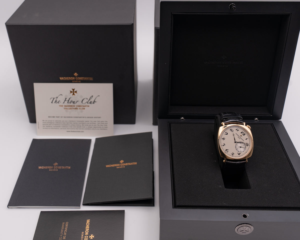 Vacheron Constantin Historiques American 1921 40mm 82035/000J-9964 Yellow Gold Black Strap 2015