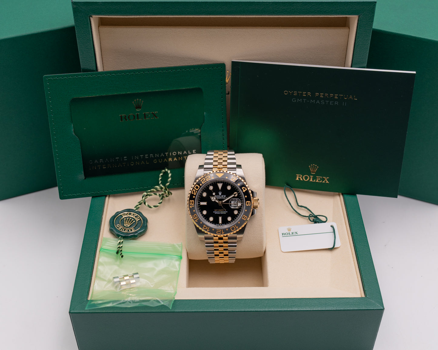 Rolex GMT-Master II 40mm 126713GRNR Two Tone Zombie Jubilee 2025