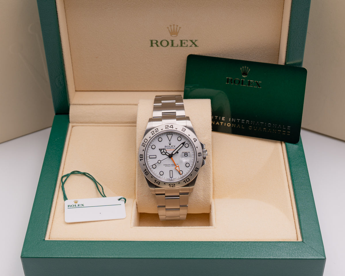 Rolex EXPLORER II 42mm 226570 White Dial 2023