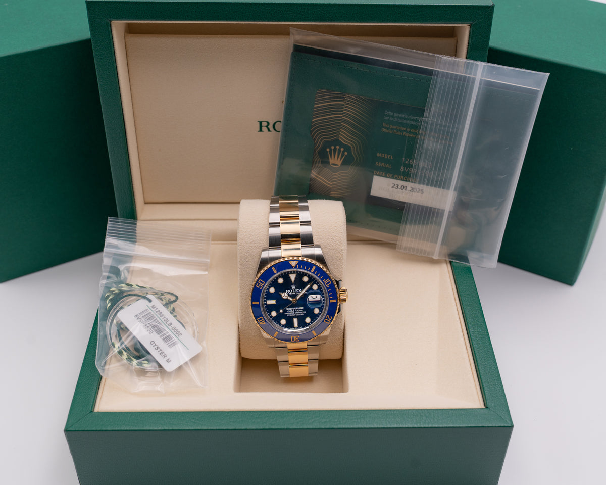 Rolex Two Tone  Submariner Date 41mm 126613LB "Bluesy" 2025