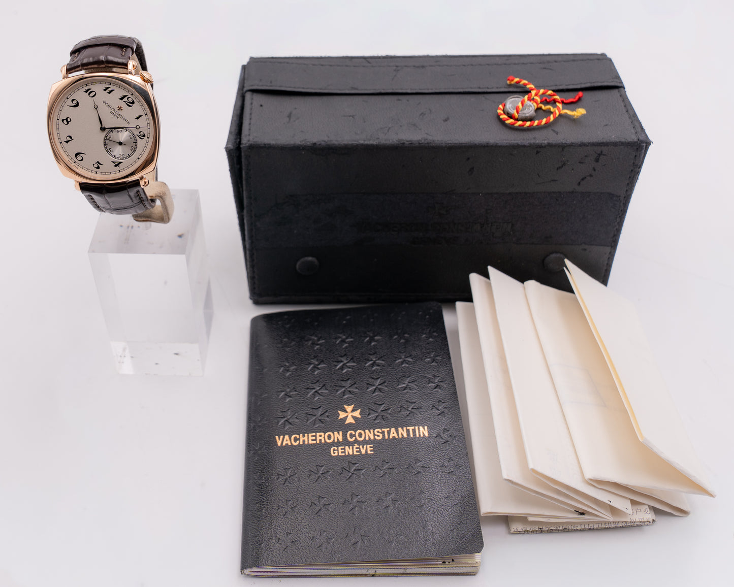 Vacheron Constantin Historiques American 1921 40mm 82035 Rose Gold Brown Strap 2010
