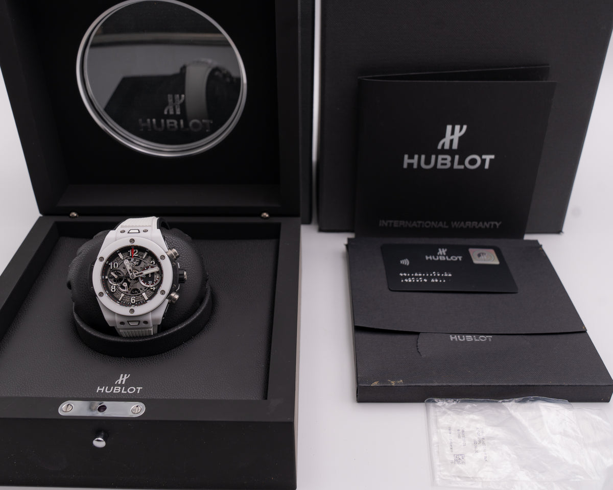 Hublot Big Bang Unico White Ceramic 44mm 421.HX.1170.RX