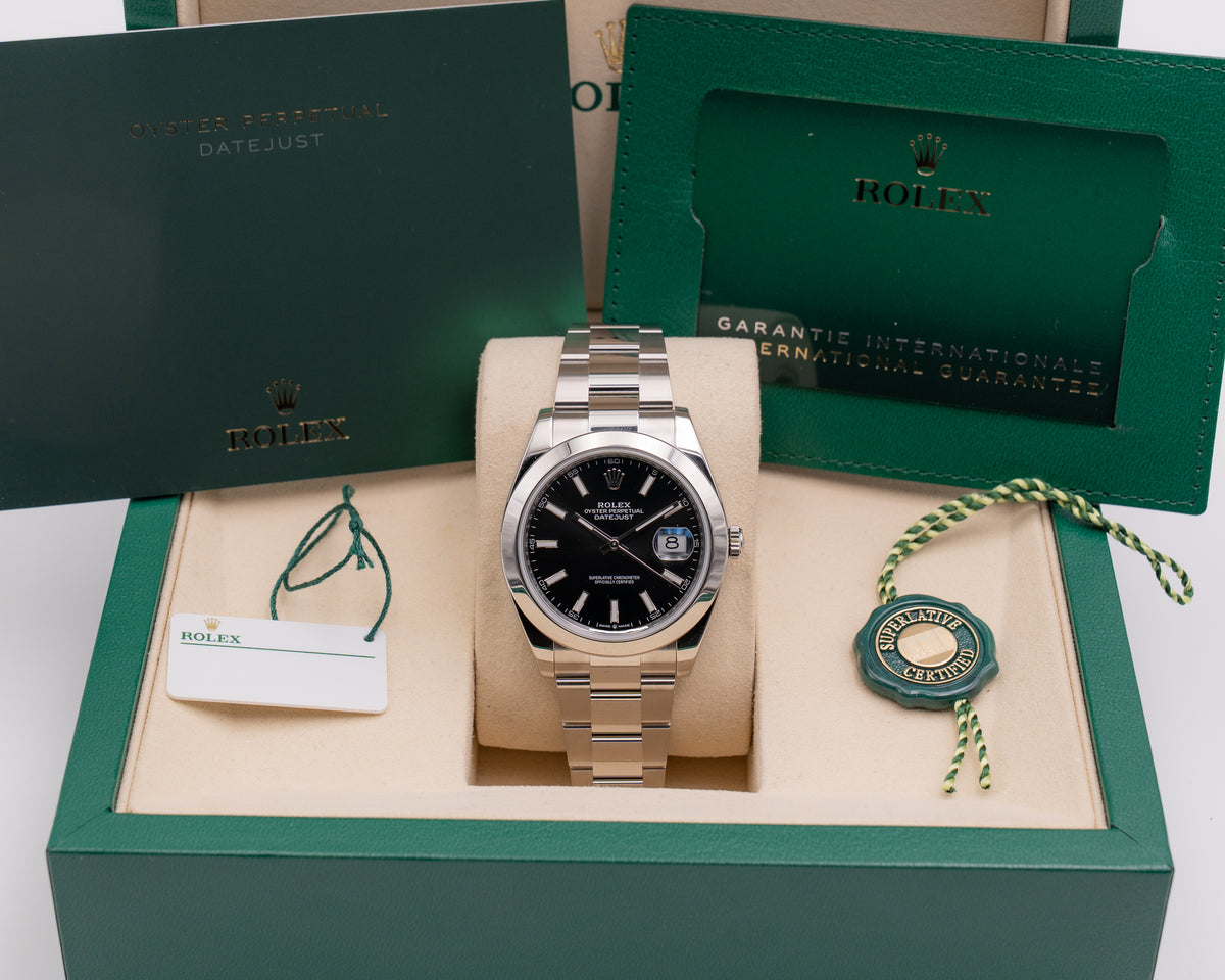 Rolex Datejust 41mm 126300 Black Dial 2025