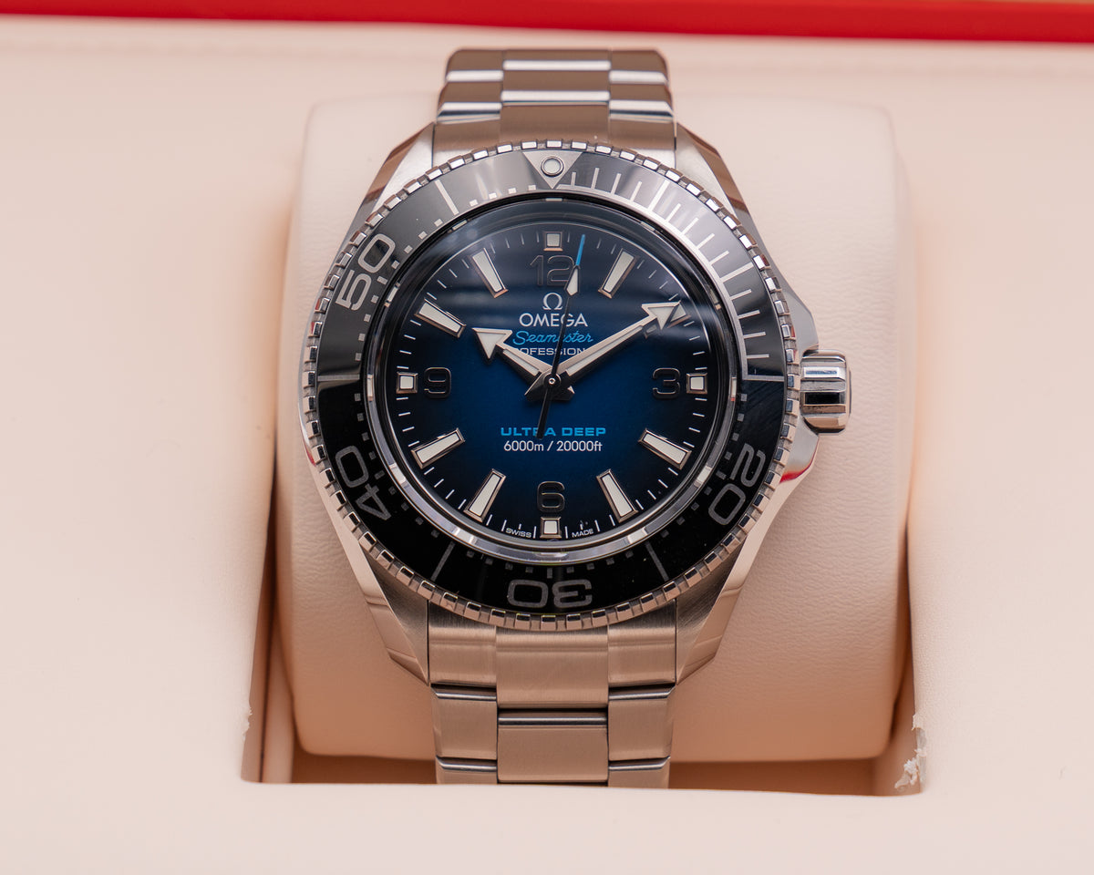 Omega Seamaster Planet Ocean 600mm 45.5mm 215.30.46.21.03.001 Blue Ultra Deep 2023
