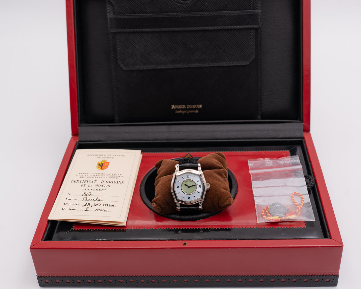 Vintage Roger Dubuis Sympathie 27mm S27180 White Gold Mother of Pearl Dial 1 of 28 2000