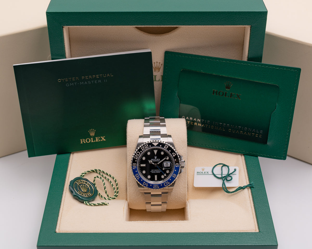 Rolex GMT-Master II 40mm 126710BLNR Batman 2021