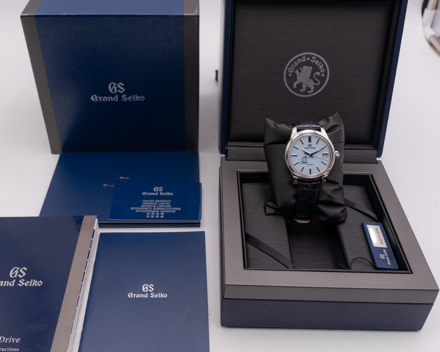 Grand Seiko Elegance 40.2mm SBGA407 Blue Snowflake Dial 2022