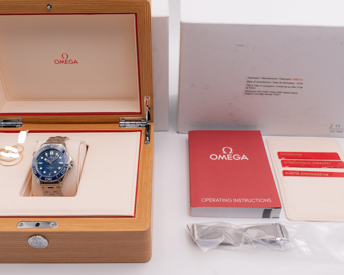 Omega Seamaster Diver 300M 42mm 210.30.42.20.03.001 Blue Dial 2025