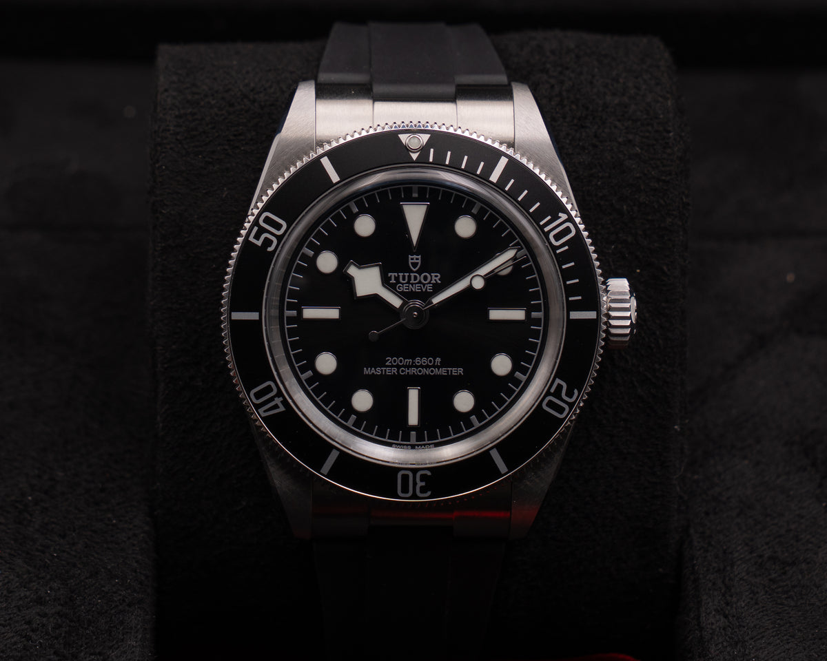 Tudor Black Bay Chronometer 41mm 7941A1A0NU Black Dial Rubber Strap 2026
