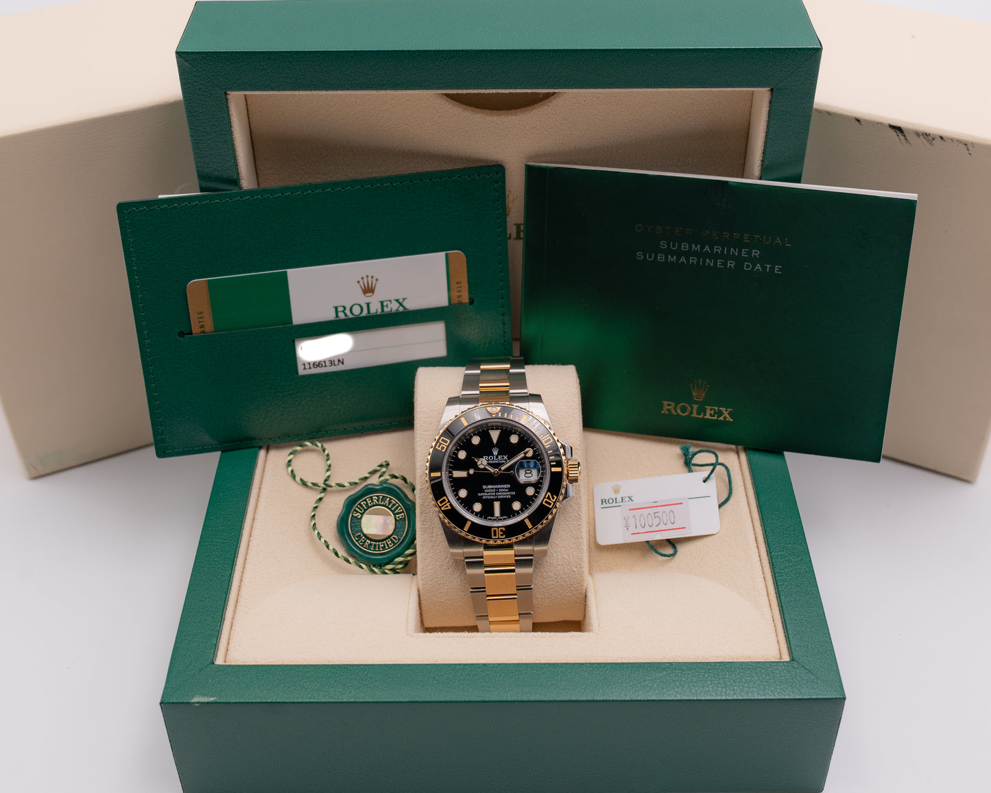 Rolex Submariner 40mm 116613LN Two Tone Black Dial 2018