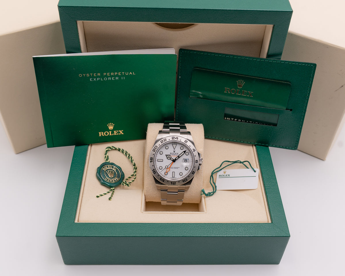 NEW OLD STOCK Rolex Explorer II 42mm 216570 Polar Dial 2021