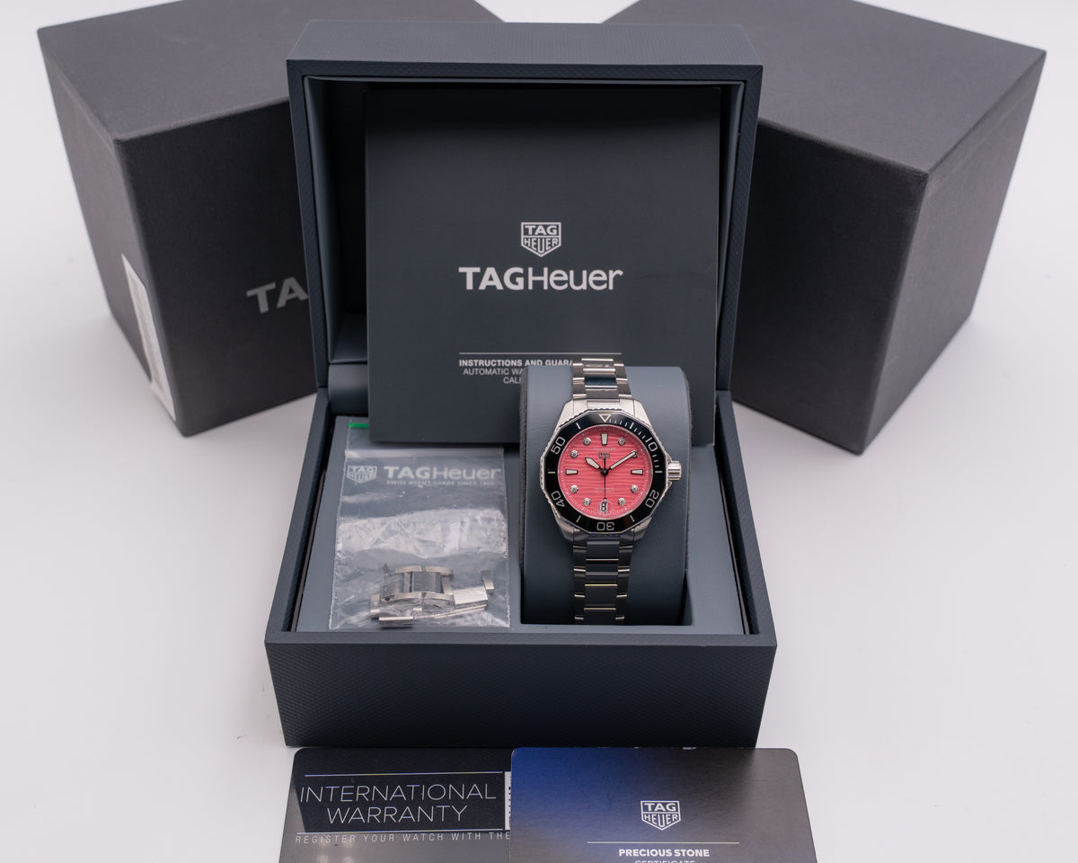 Tag Heuer Aquaracer Lady 36mm WBP231J Pink Diamond Dial 2024