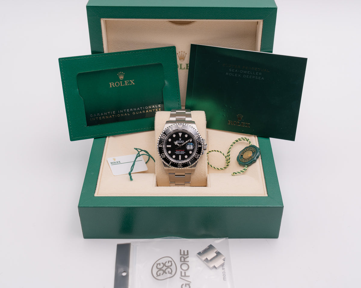 Rolex SeaDweller 43mm 126600 Red Letter Black 2023