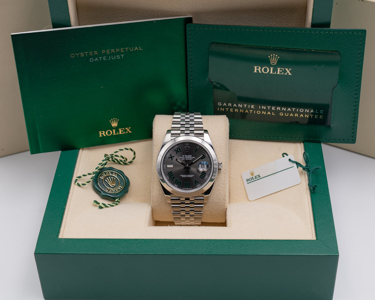 Rolex Datejust 41mm 126300  Wimbledon On Jubilee 2021
