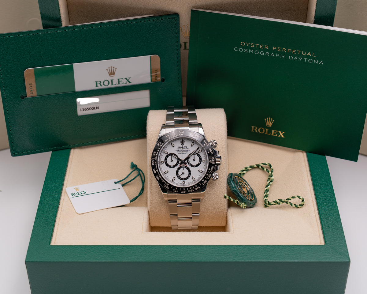 Rolex Daytona 40mm 116500LN White Dial Panda On Oyster 2016