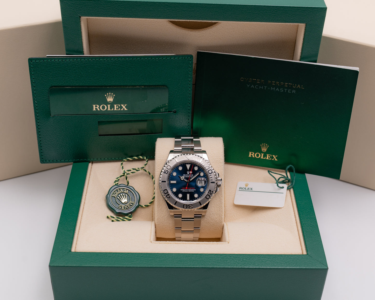Rolex Yacht-Master 40mm 126622 Steel and Platinum Blue Dial 2025
