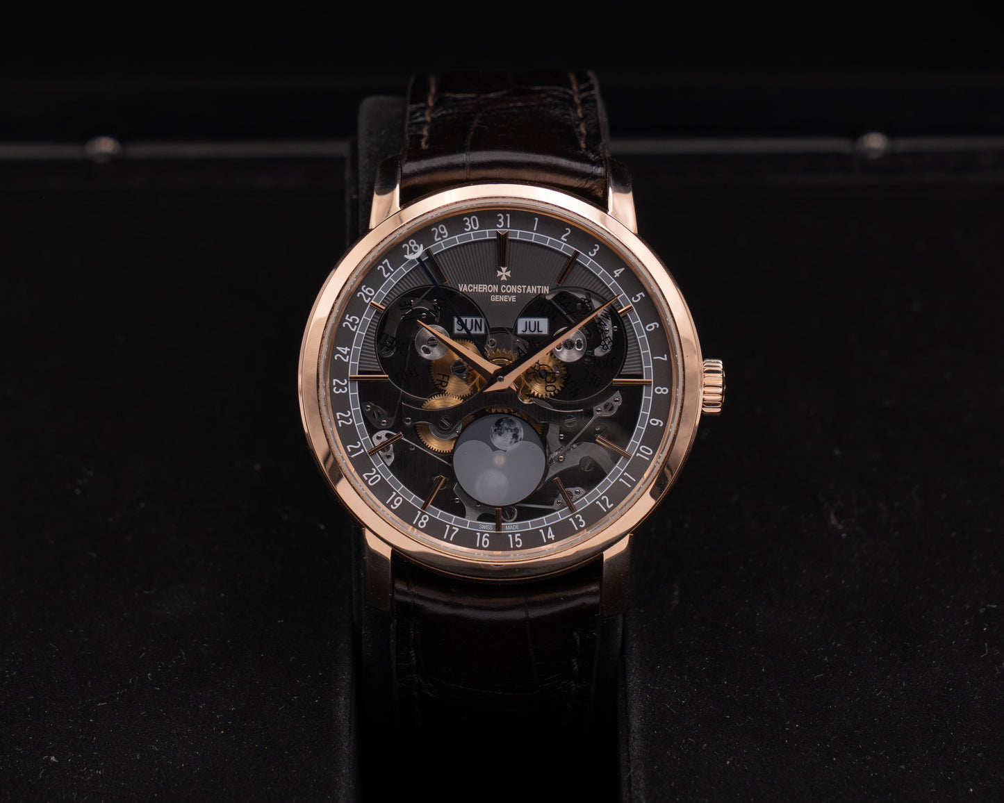 Vacheron Constantin Complete Calendar 41mm 4020T/000R-B654 Openface Rose Gold 2022