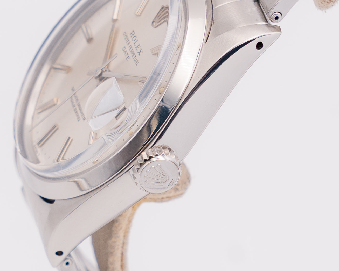 Rolex Oyster Perpetual Date 34mm 1500 Silver Dial