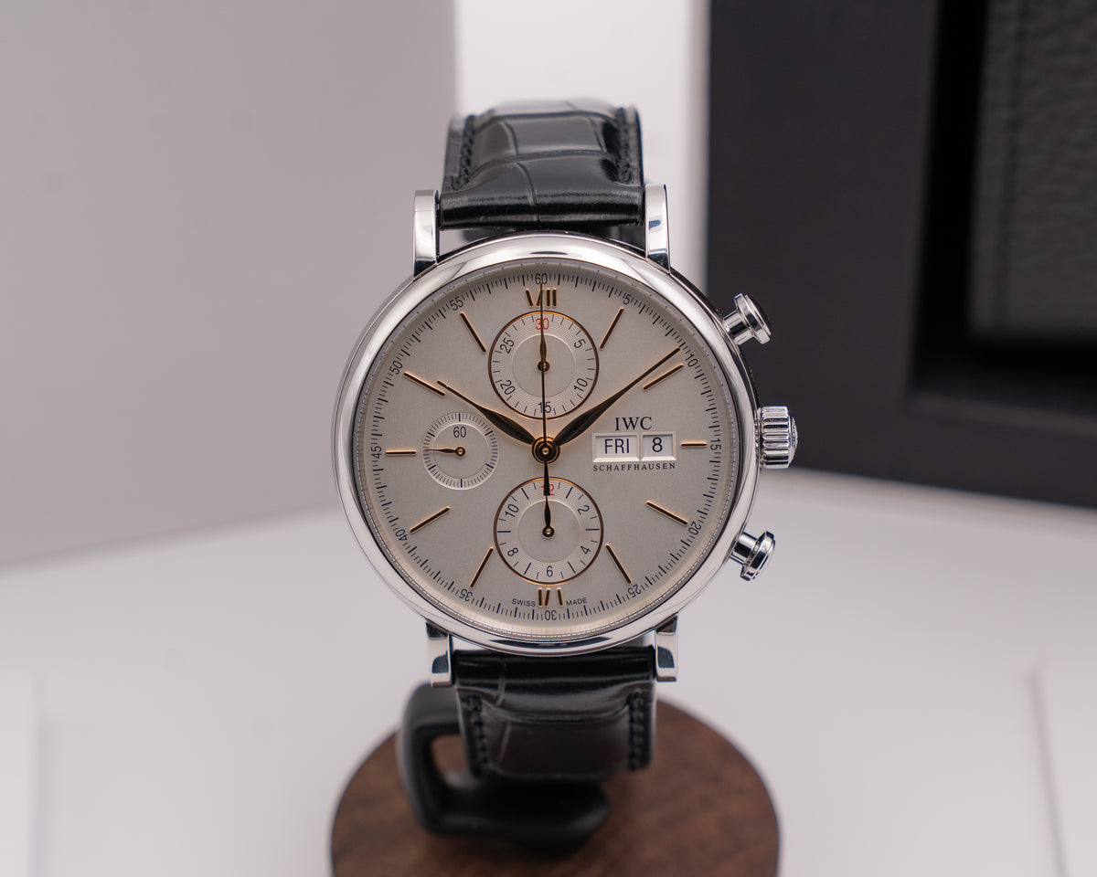 IWC Portofino 42mm IW391031 Silver Chronograph 2025