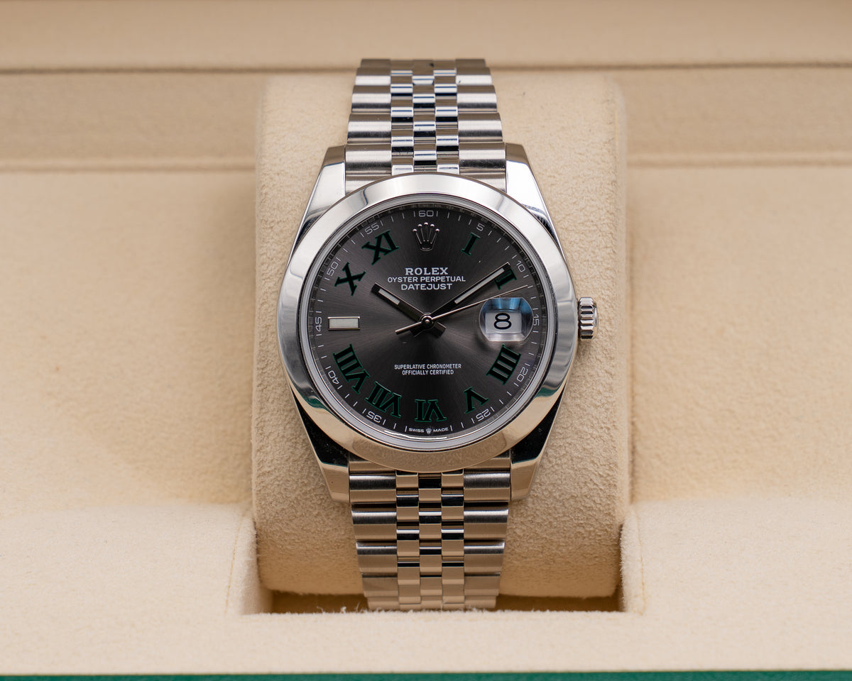 Rolex Datejust 41mm 126300  Wimbledon On Jubilee 2021