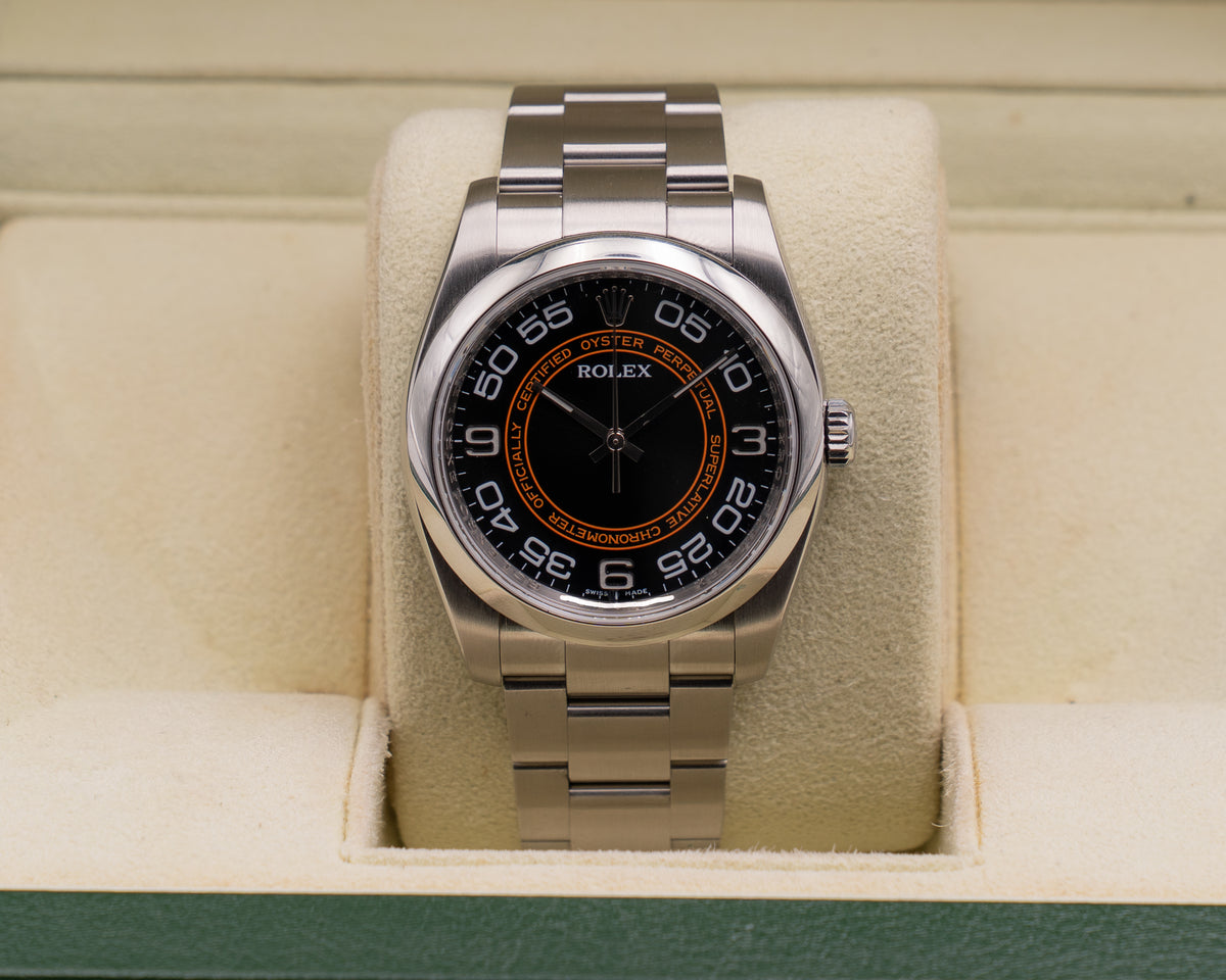 Rolex Oyster Perpetual 36mm 116000 Harley Davidson Black and Orange 2011