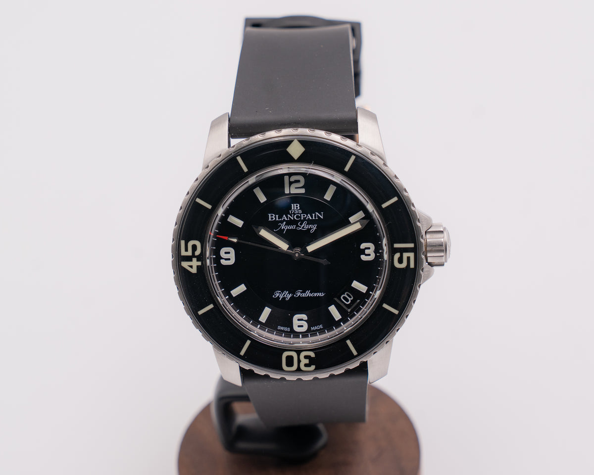 Blancpain Fifty Fathoms 45mm 5015c-1130-52b Black Dial 2015