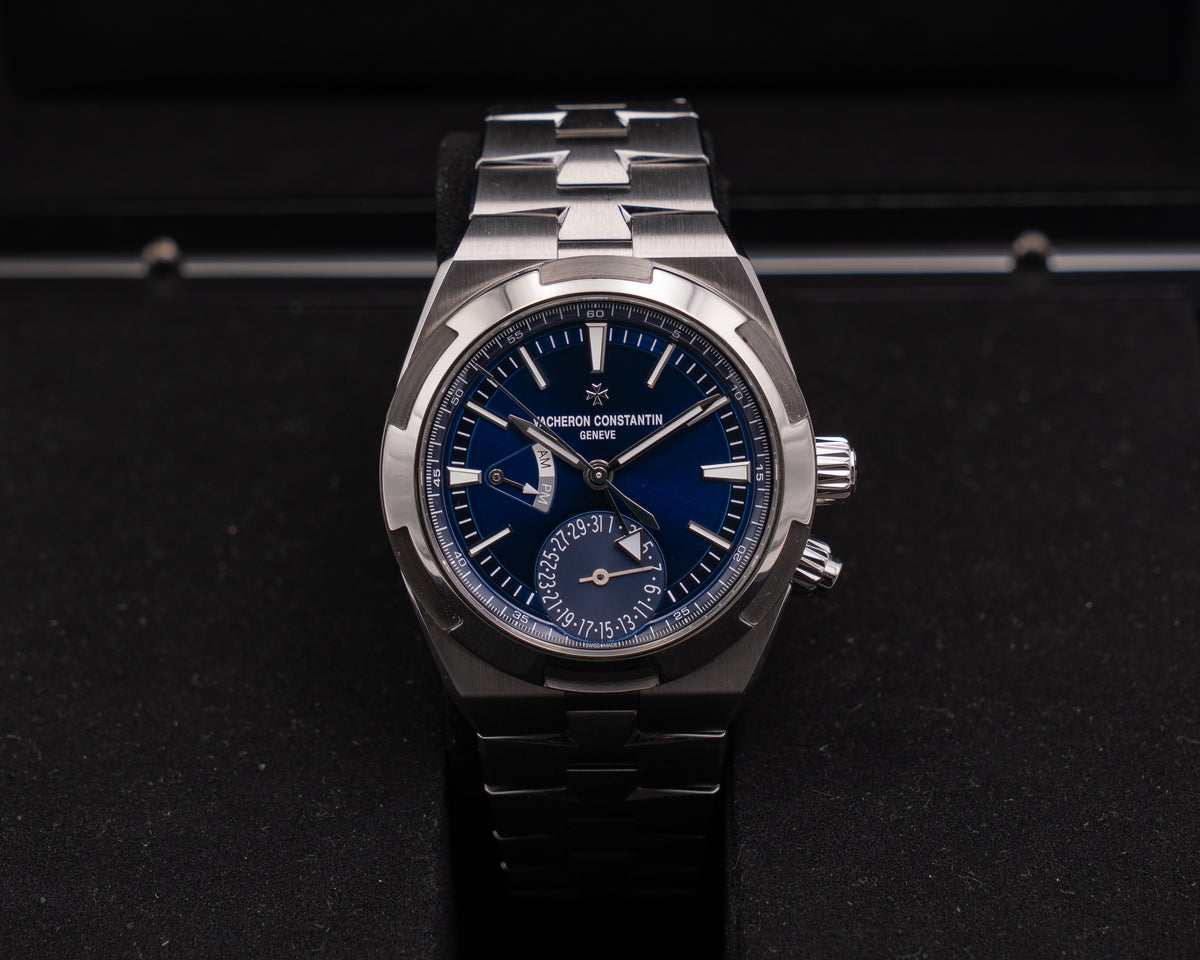 STICKERS ON CLASP Vacheron Constantin Overseas Dual Time 41mm 7900V/110A-B334 Blue Dial 2021