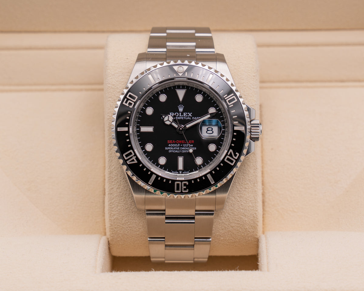 Rolex SeaDweller 43mm 126600 Red Letter Black 2023
