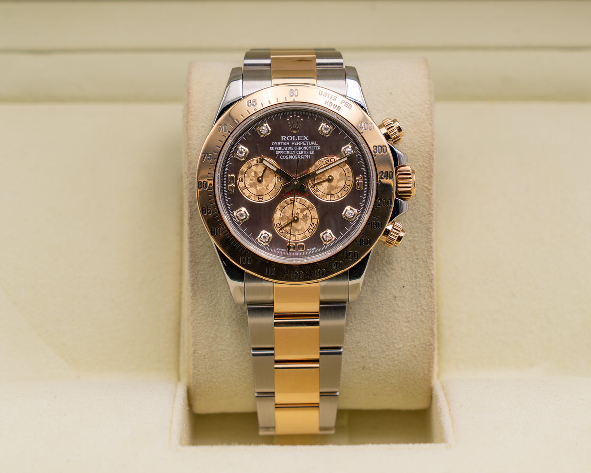Rolex Oyster Perpetual  Daytona 40mm 116523 Tahitian  MOP Dial 2012