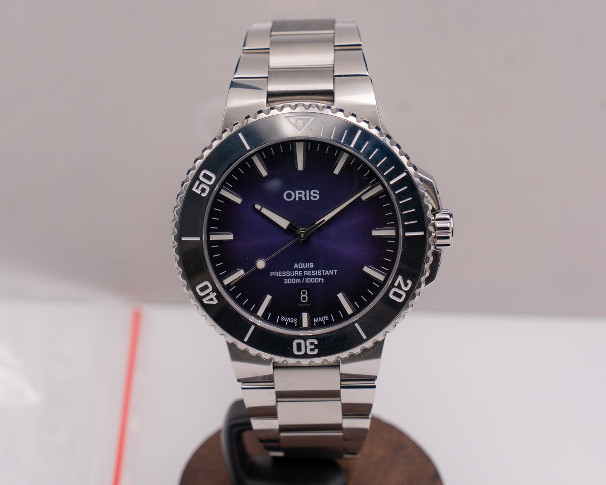 Oris Aquis Date 43.5mm  01 733 7789 4158-07 8 23 04PEB Open Date