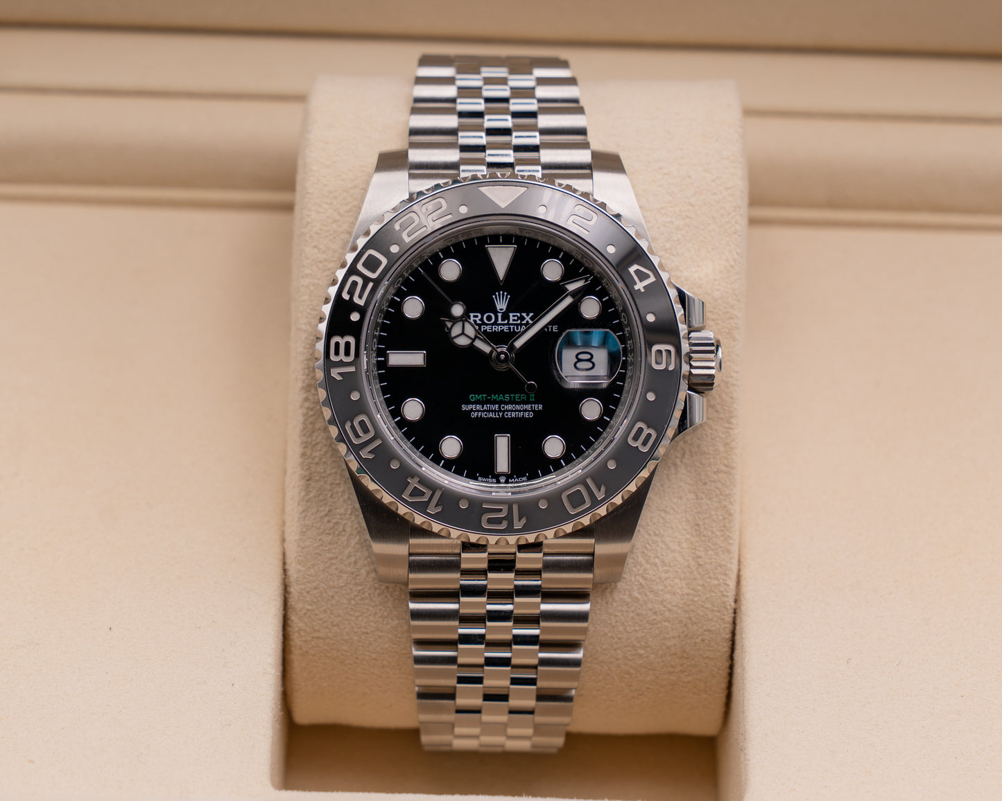 UNWORN Rolex GMT Master II 40mm 126710GRNR Bruce Wayne 2026