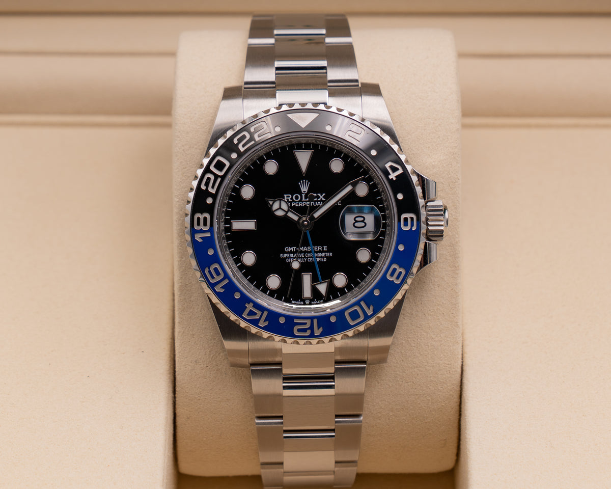 WOODCARD UNWORN Rolex GMT-Master II  "Batman" On Oyster  2026