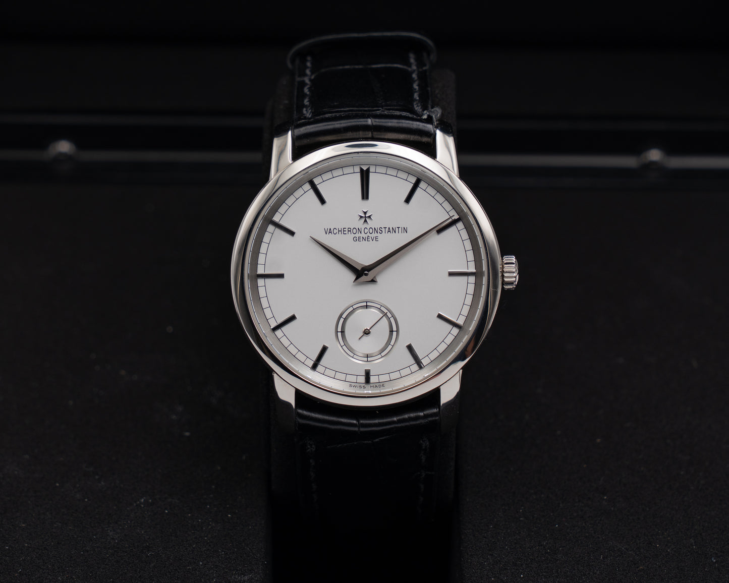 Vacheron Constantin Patrimony Traditionnelle 38mm 82172 White Gold Black Alligator Strap 2017