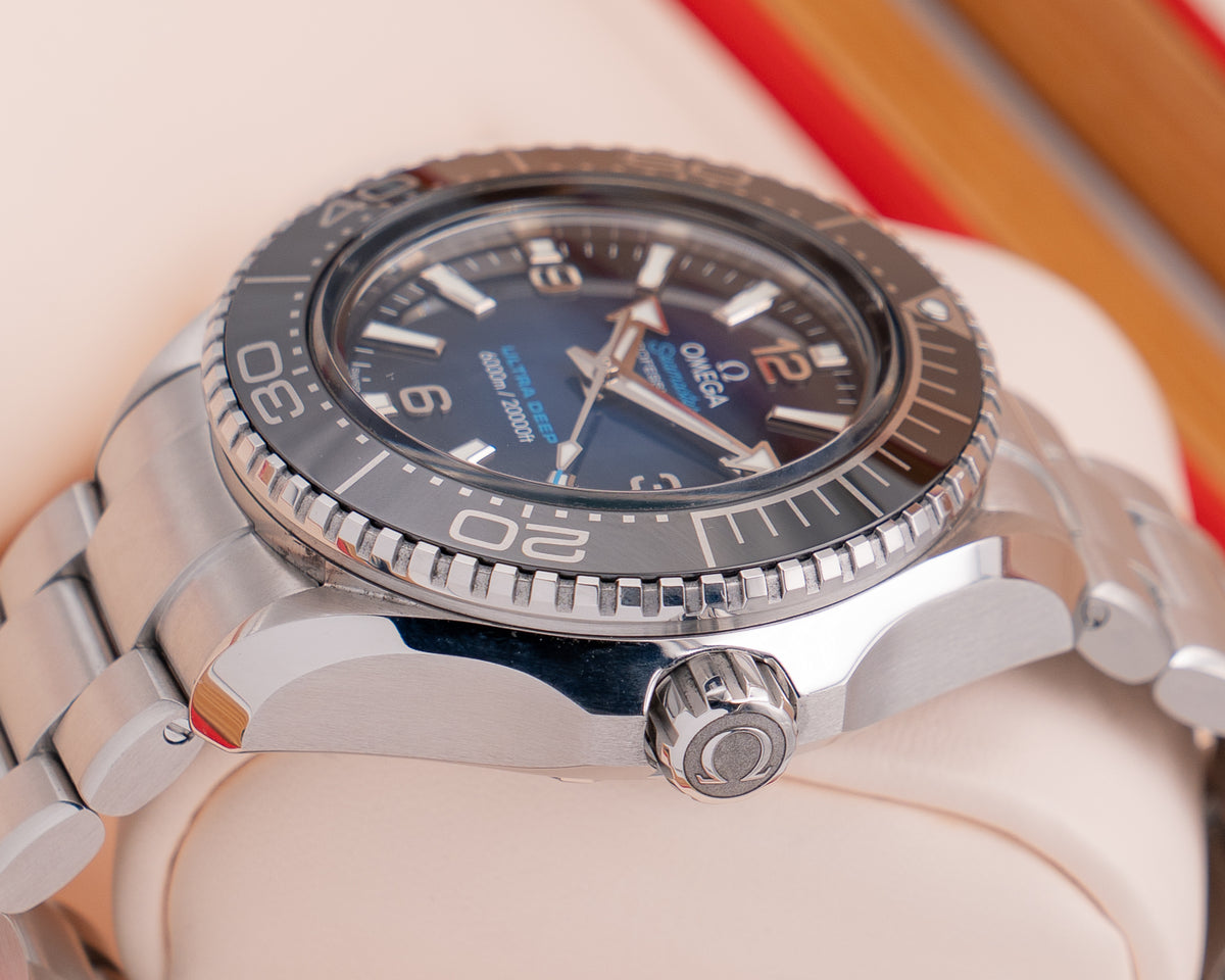 Omega Seamaster Planet Ocean 600mm 45.5mm 215.30.46.21.03.001 Blue Ultra Deep 2023