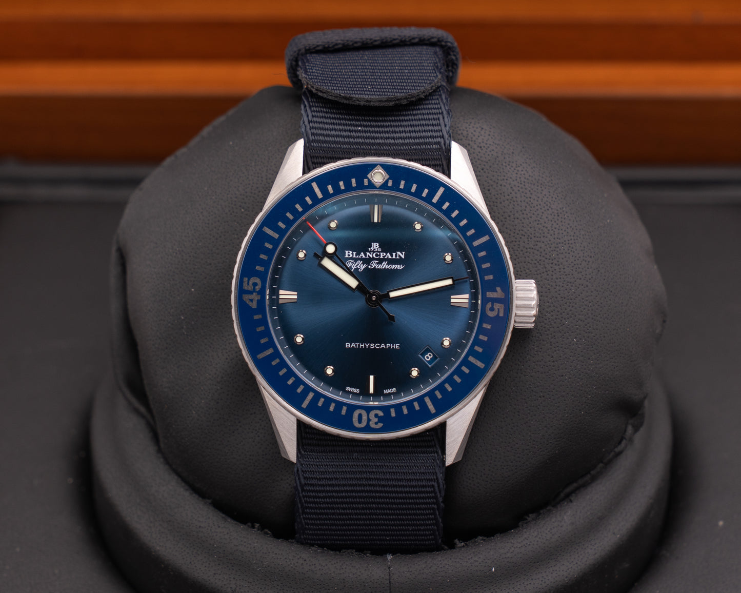 Blancpain Fifty Fathoms Bathyscaphe 38mm 5100-1140-o52a Blue Dial 2025