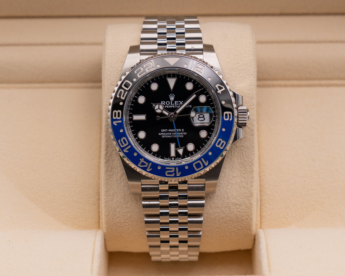 Rolex GMT Master II 40mm 126710BLNR Batgirl 2024