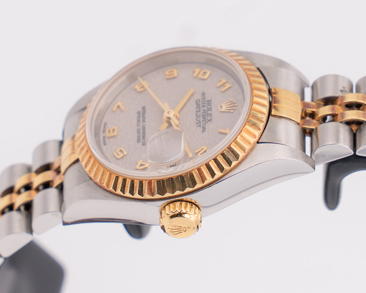 Rolex Datejust 26mm 79173 Anniversary Ivory Arabic Numeral Dial 2001