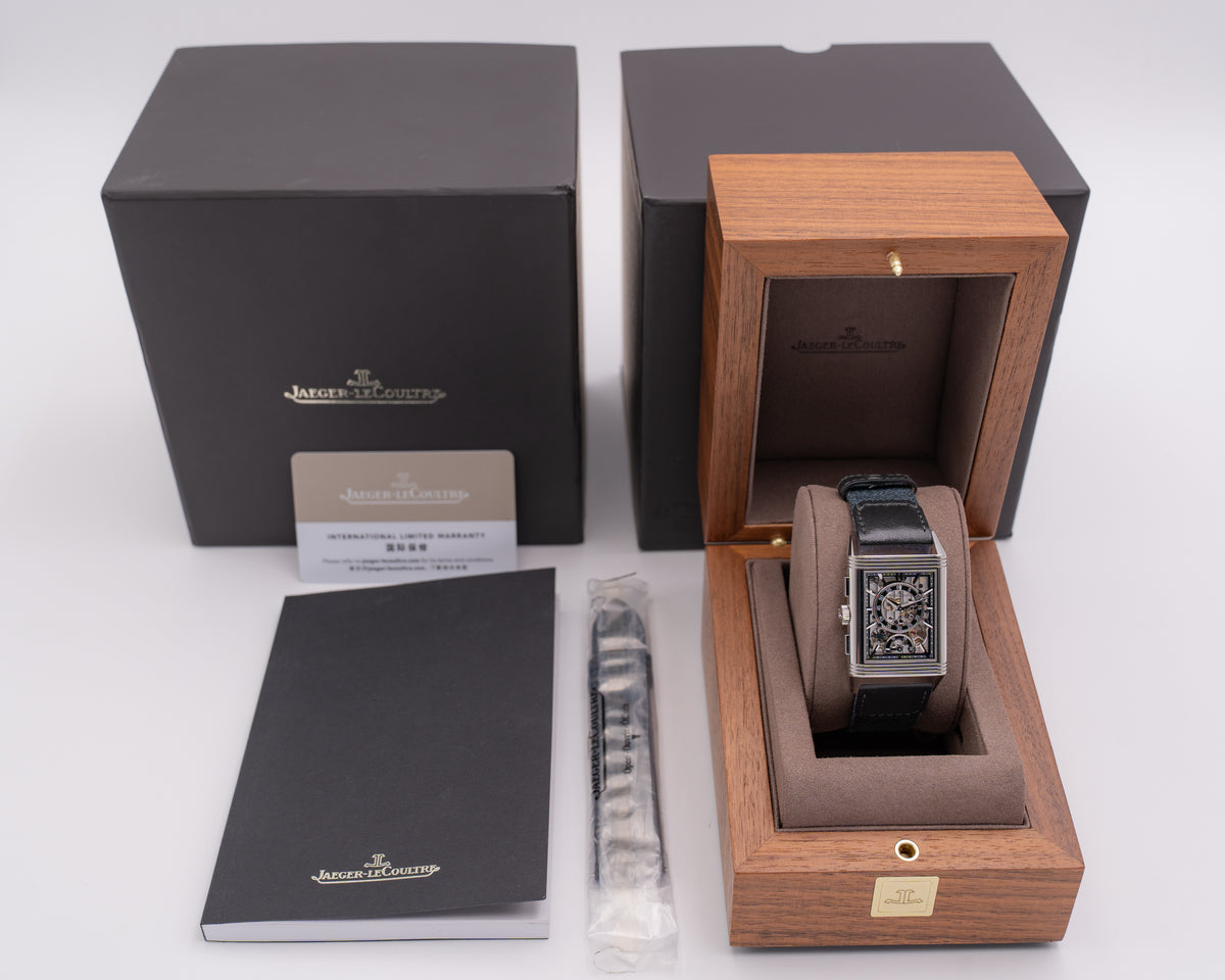 Jaeger leCoultre Reverso Tribute Q389848J chronograph Skeleton 2023