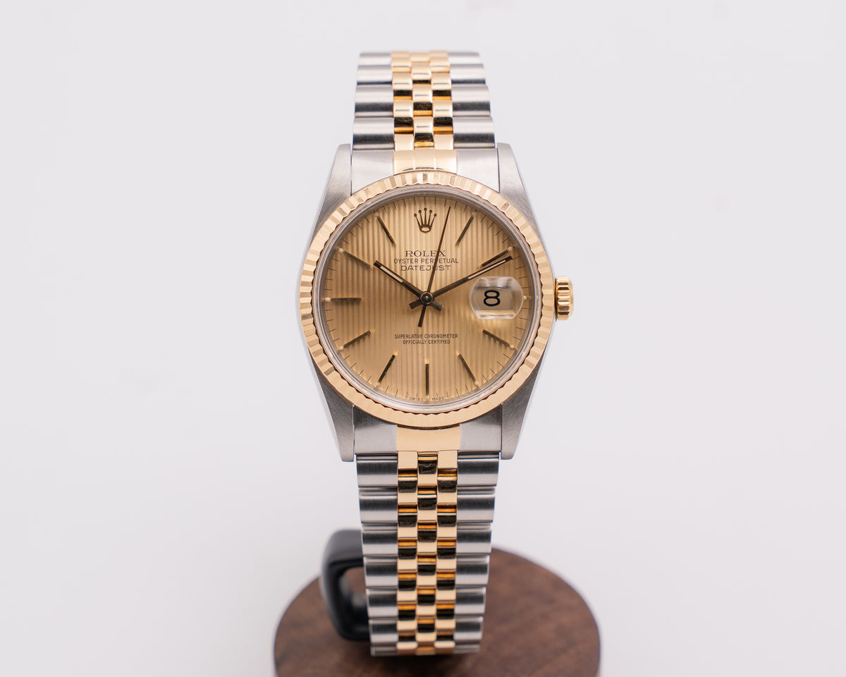 Rolex Datejust 36mm 16233 Two Tone On Jubilee 1989