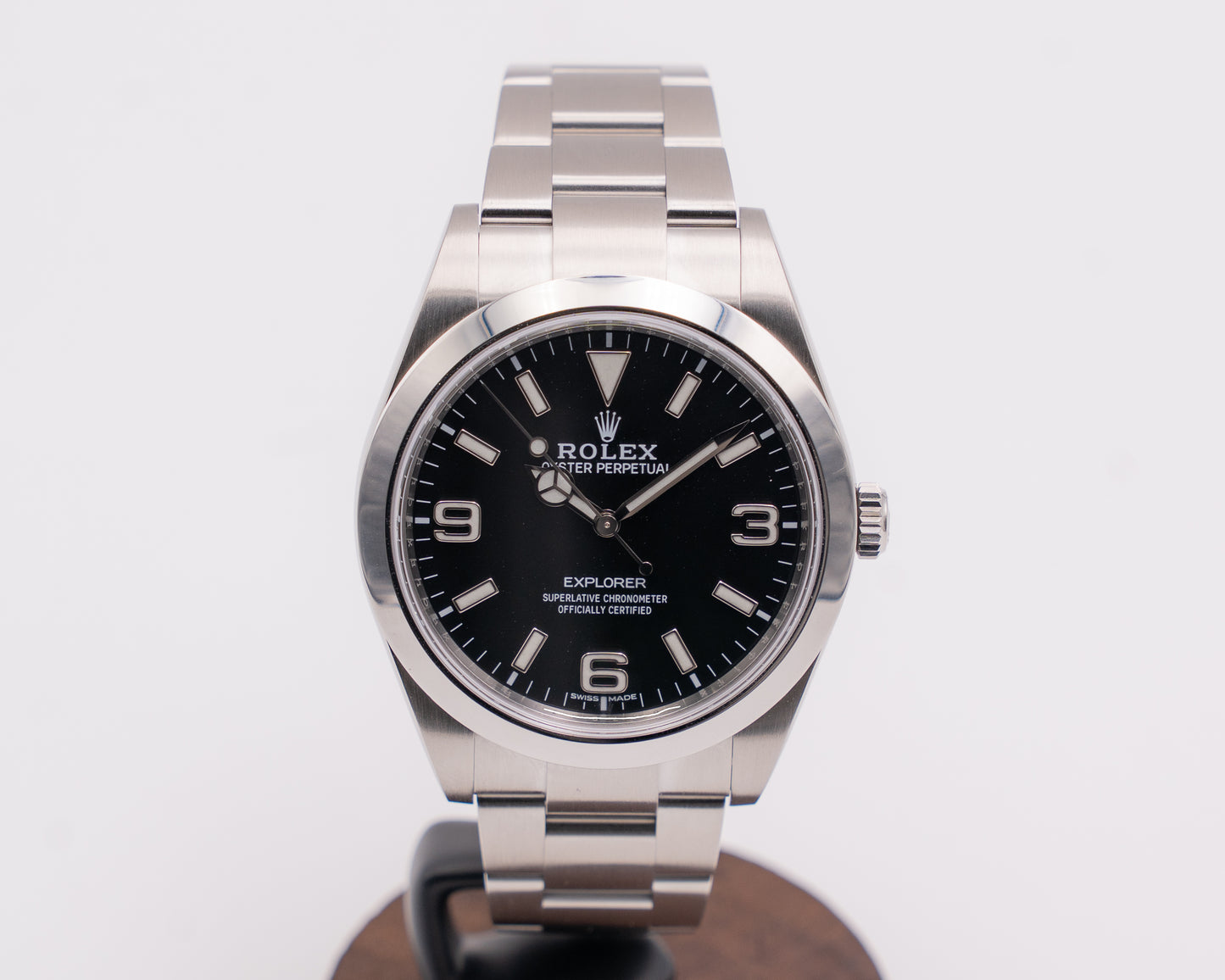 Rolex Explorer 39mm 214270 Black Mark 2 Dial