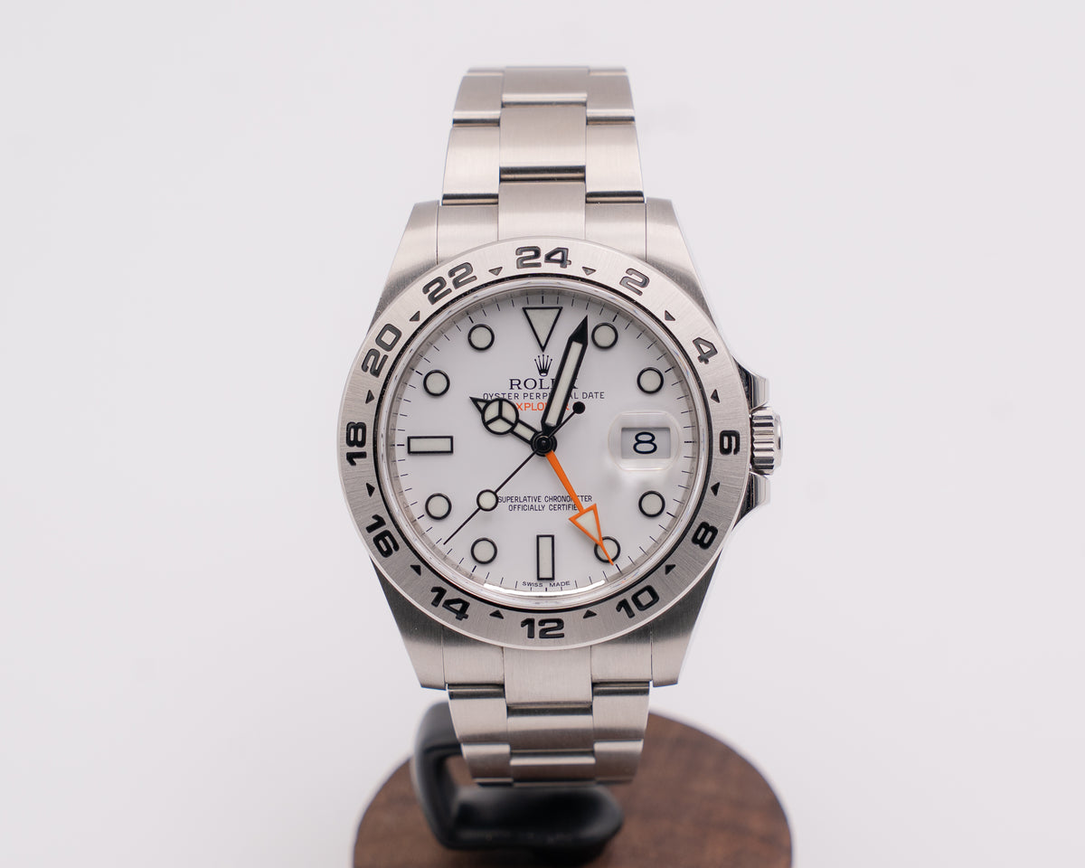 Rolex 42mm 216570 Explorer II Polar 2014