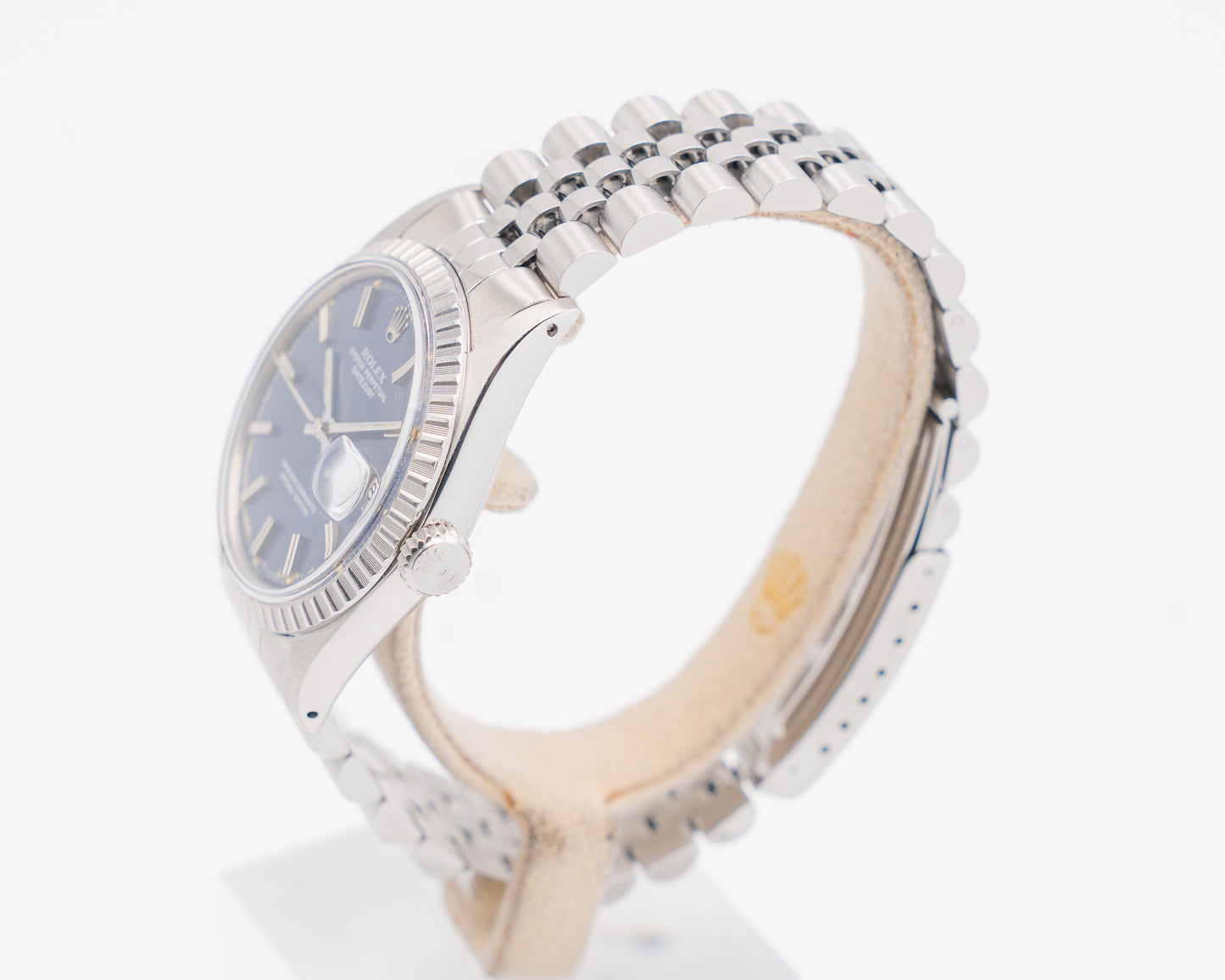 Rolex Datejust 36mm 1603 Blue and Green Dial in Jubilee
