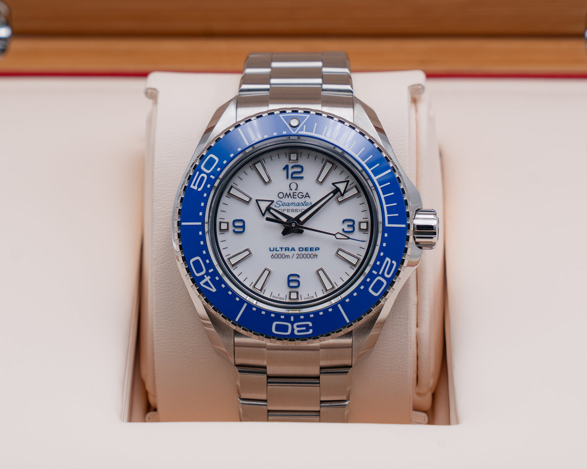 Omega Planet Ocean 6000m 45.5mm Blue and White 2023
