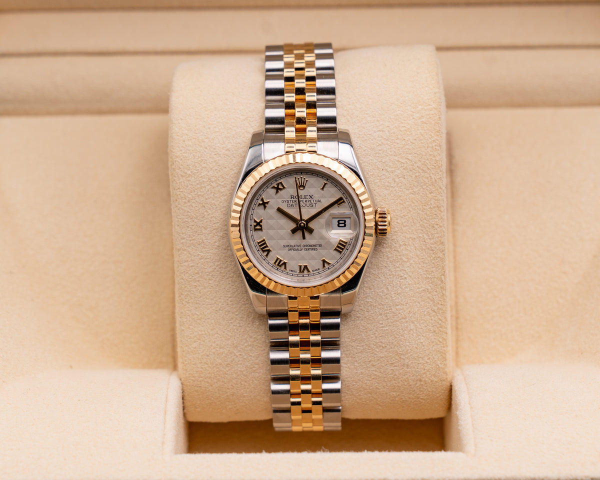 Rolex Datejust 26mm 179173 Pyramid Dial Roman Jubilee 2012
