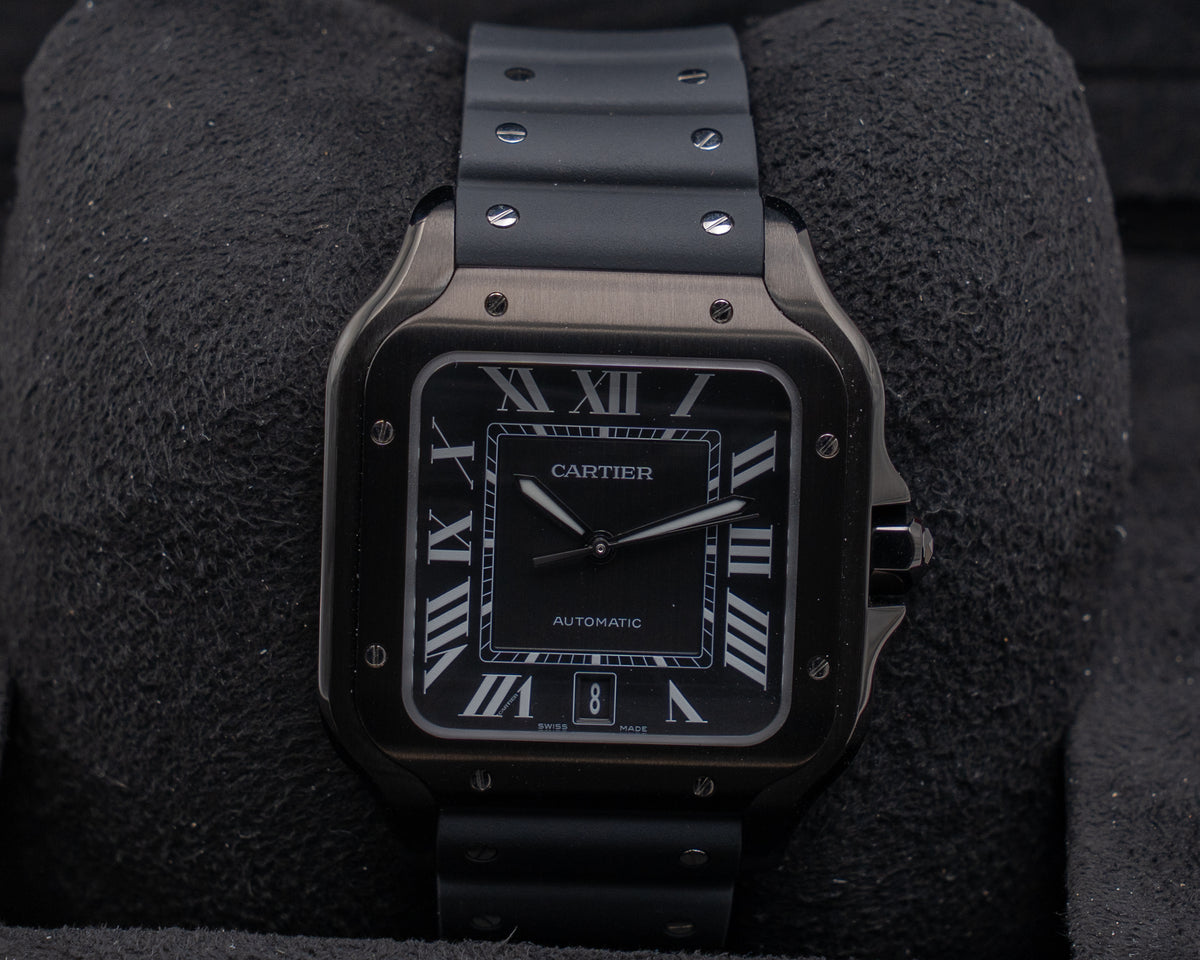 Cartier Santos 39mm WSSA0045 Black Dial On Rubber Strap 2026