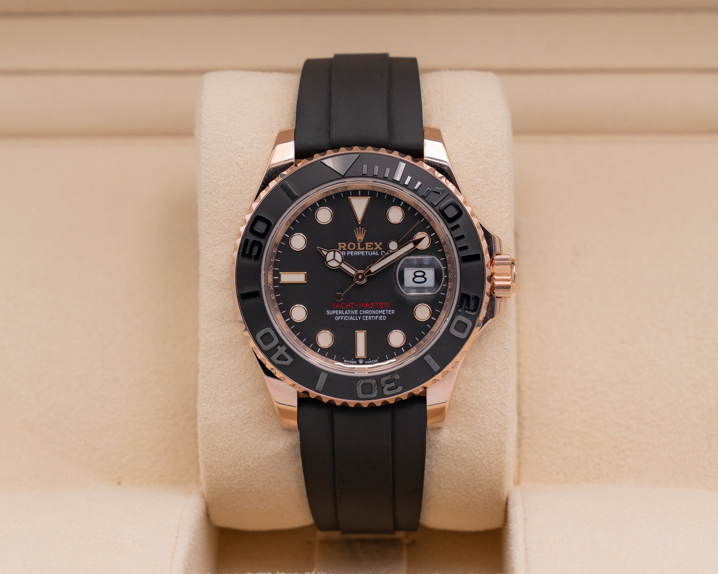 Rolex Yacht-Master 40mm 126655 Rose Gold OysterFlex 2022