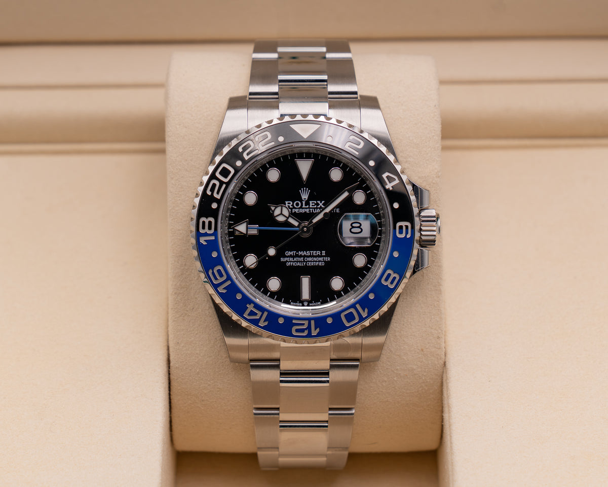 Fully Stickered UNWORN Rolex GMT-Master II 40mm 126710BLNR "Batman" 2026