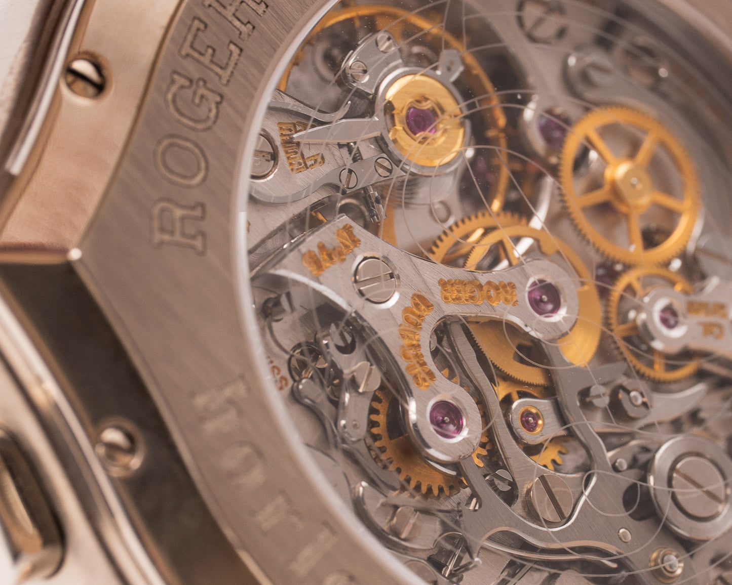 Roger Dubuis Sympathie White Gold Retrographe Perpetual Calendar Chronograph