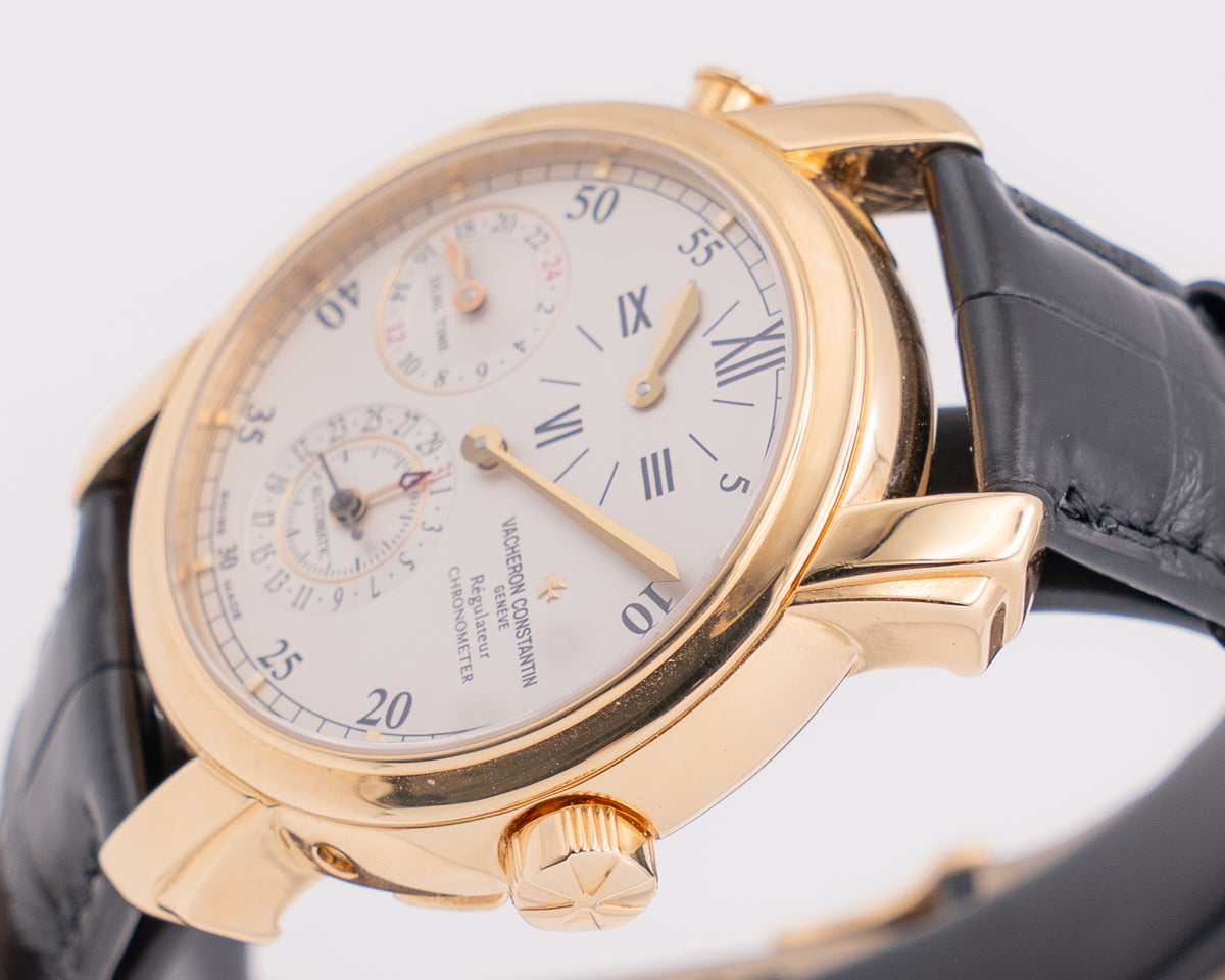 Vacheron Constantin Malte 39mm 42005/000J Yellow Gold Dual Time